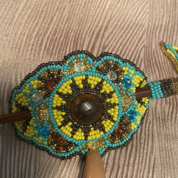 Fabulous handmade hair bow from Belize 🇧🇿 - Picture 2 of 7